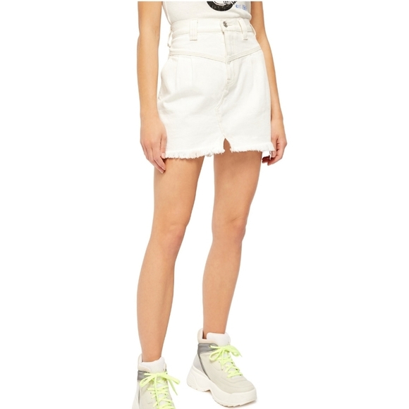 NWT Denim Skirt by Free People, Size 30 (Medium) - Picture 6 of 16